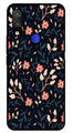 Floral Pattern Metal Mobile Case for Redmi Note 7   (Design No -10)