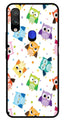 Owls Pattern Metal Mobile Case for Redmi Note 7   (Design No -20)