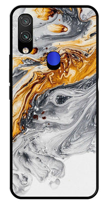 Marble Pattern Metal Mobile Case for Redmi Note 7