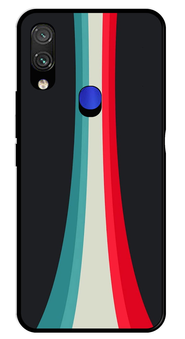 Modern Art Colorful Metal Mobile Case for Redmi Note 7   (Design No -48)
