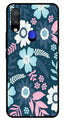 Flower Leaves Design Metal Mobile Case for Redmi Note 7   (Design No -50)
