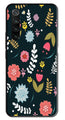 Floral Pattern2 Metal Mobile Case for Redmi Note 8   (Design No -12)