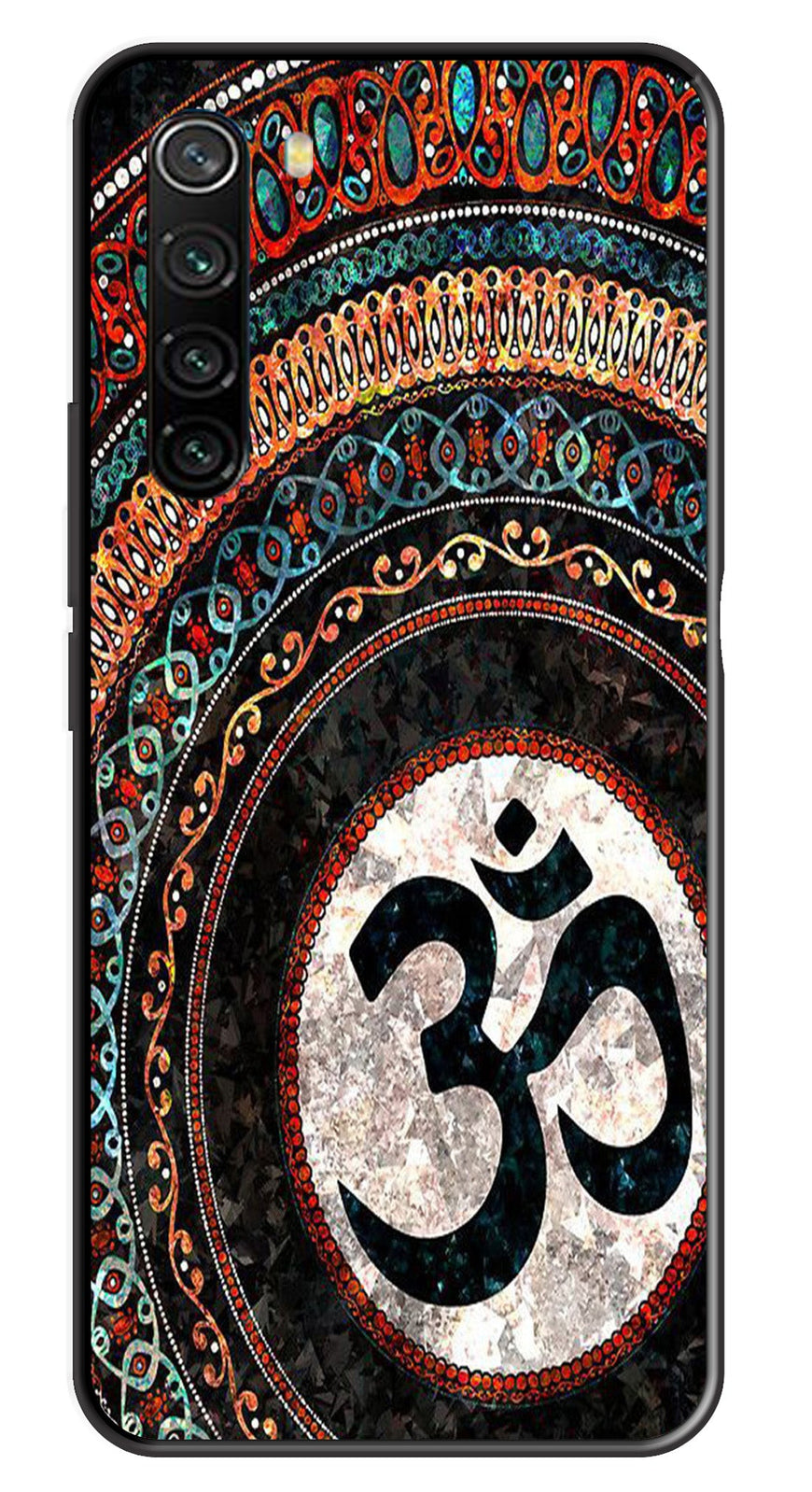 Oum Design Metal Mobile Case for Redmi Note 8   (Design No -15)