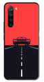 Car Lover Metal Mobile Case for Redmi Note 8   (Design No -21)