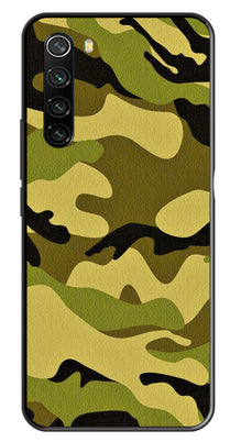 Army Pattern Metal Mobile Case for Redmi Note 8