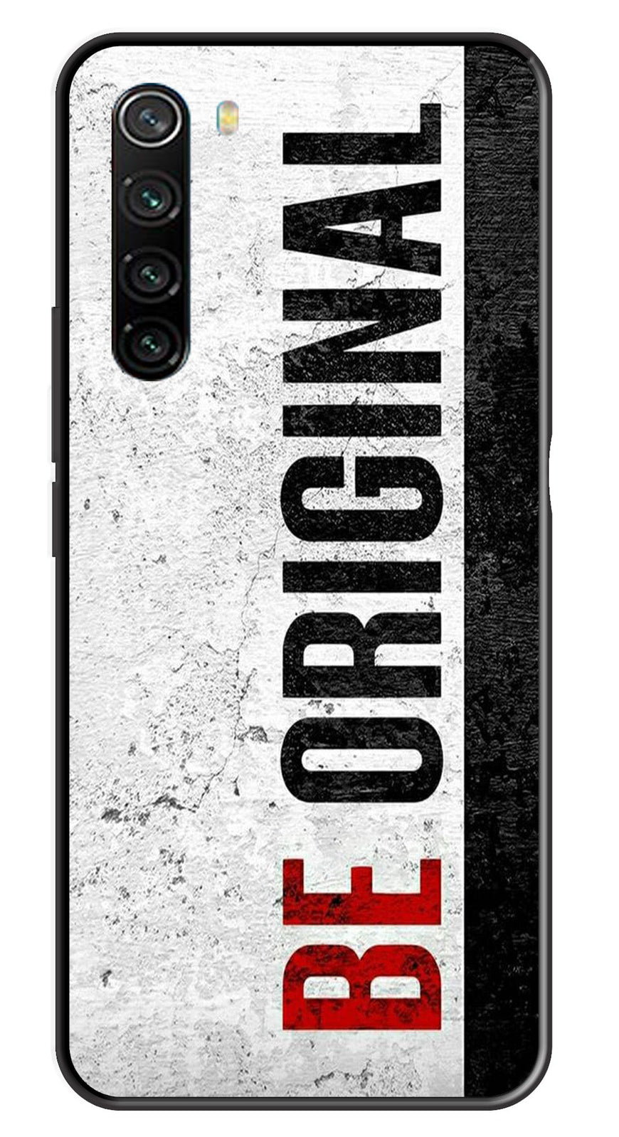 Be Original Metal Mobile Case for Redmi Note 8   (Design No -38)