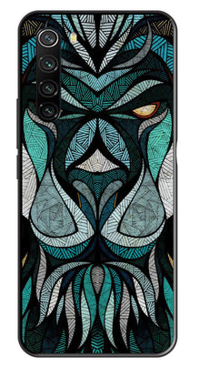 Lion Pattern Metal Mobile Case for Redmi Note 8
