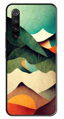 MultiColor Pattern Metal Mobile Case for Redmi Note 8