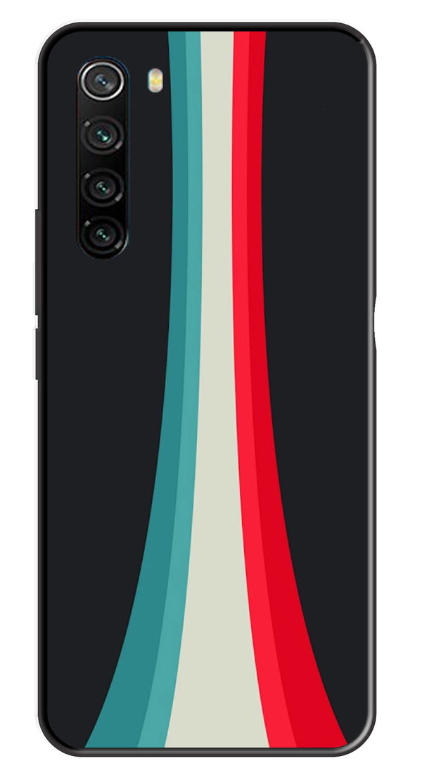 Modern Art Colorful Metal Mobile Case for Redmi Note 8   (Design No -48)