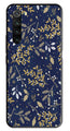 Floral Pattern  Metal Mobile Case for Redmi Note 8   (Design No -52)