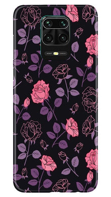 Rose Pattern Mobile Back Case for Redmi Note 10 Lite (Design - 2)