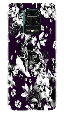 white flowers Mobile Back Case for Redmi Note 10 Lite (Design - 7)