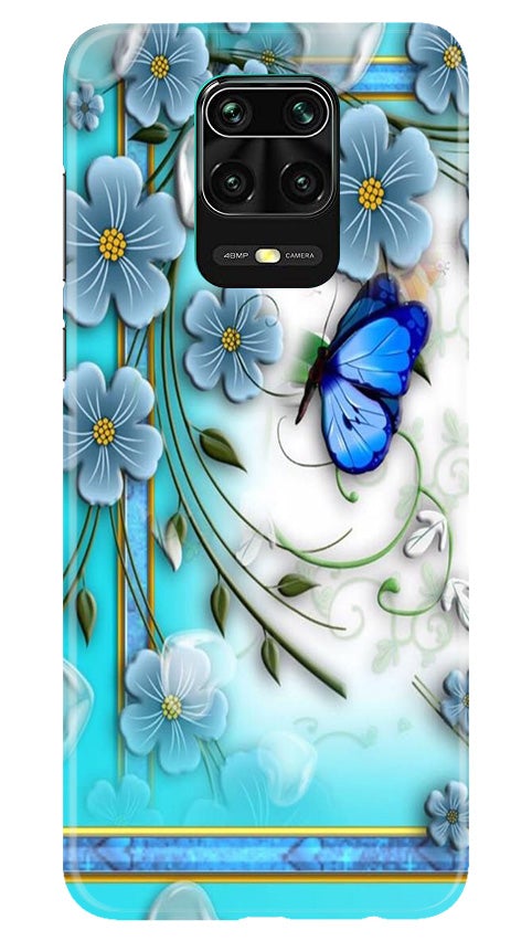 Blue Butterfly Case for Redmi Note 10 Lite