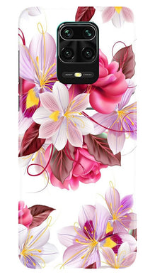 Beautiful flowers Mobile Back Case for Redmi Note 10 Lite (Design - 23)