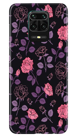 Rose Black Background Case for Redmi Note 10 Lite
