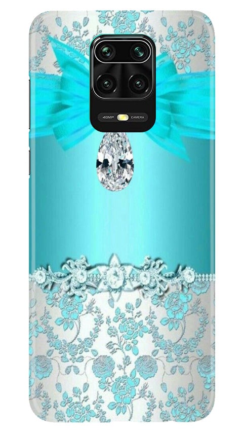 Shinny Blue Background Case for Redmi Note 10 Lite