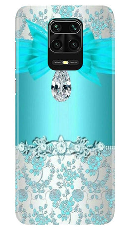Shinny Blue Background Case for Redmi Note 10 Lite