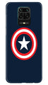 Captain America Case for Redmi Note 10 Lite