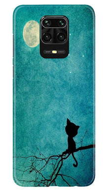 Moon cat Mobile Back Case for Redmi Note 10 Lite (Design - 70)