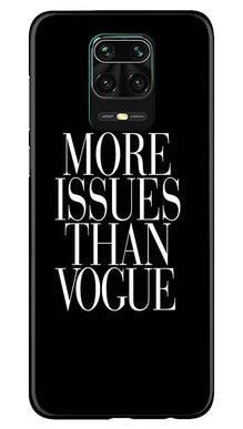 More Issues than Vague Mobile Back Case for Redmi Note 10 Lite (Design - 74)