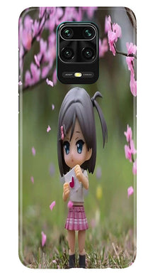 Cute Girl Mobile Back Case for Redmi Note 10 Lite (Design - 92)