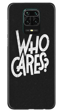 Who Cares Mobile Back Case for Redmi Note 10 Lite (Design - 94)
