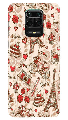 Love Paris Mobile Back Case for Redmi Note 10 Lite  (Design - 103)