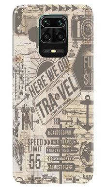 Travel Mobile Back Case for Redmi Note 10 Lite  (Design - 104)