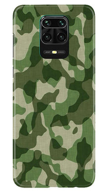 Army Camouflage Mobile Back Case for Redmi Note 10 Lite  (Design - 106)