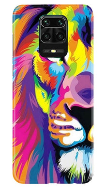 Colorful Lion Mobile Back Case for Redmi Note 10 Lite  (Design - 110)