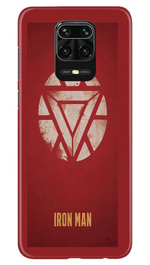 Iron Man Superhero Mobile Back Case for Redmi Note 10 Lite  (Design - 115)