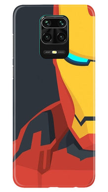 Iron Man Superhero Mobile Back Case for Redmi Note 10 Lite  (Design - 120)
