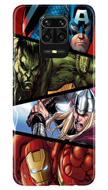 Avengers Superhero Mobile Back Case for Redmi Note 10 Lite  (Design - 124)