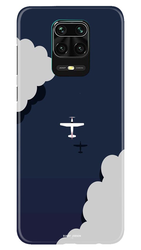 Clouds Plane Case for Redmi Note 10 Lite (Design - 196)