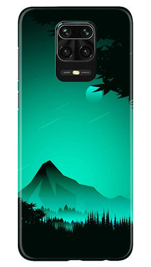 Moon Mountain Mobile Back Case for Redmi Note 10 Lite (Design - 204)