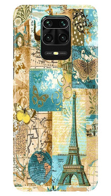 Travel Eiffel Tower Mobile Back Case for Redmi Note 10 Lite (Design - 206)