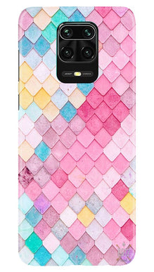 Pink Pattern Mobile Back Case for Redmi Note 10 Lite (Design - 215)
