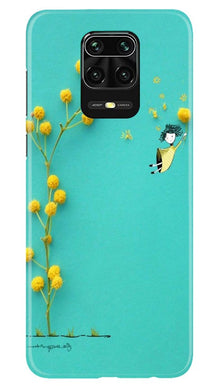 Flowers Girl Mobile Back Case for Redmi Note 10 Lite (Design - 216)