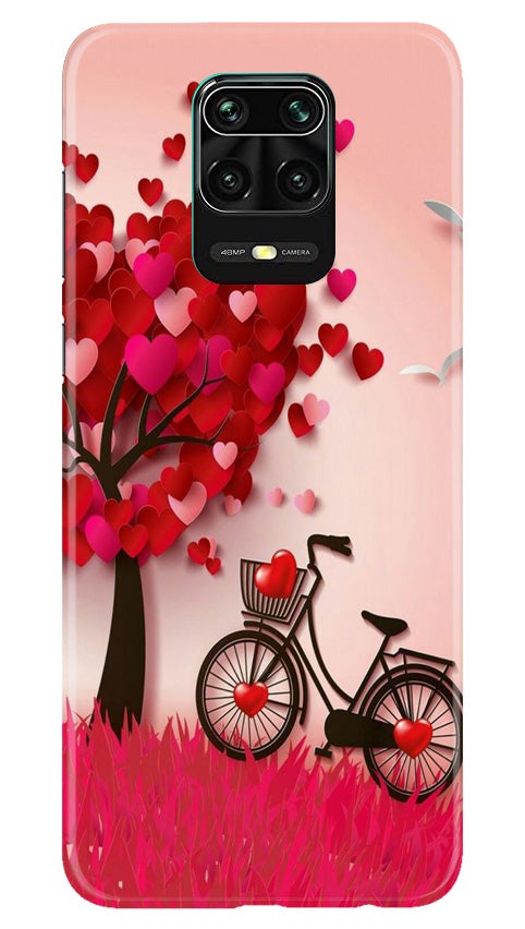 Red Heart Cycle Case for Redmi Note 10 Lite (Design No. 222)