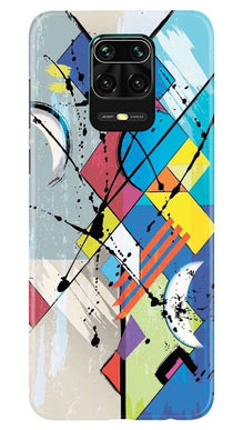 Modern Art Mobile Back Case for Redmi Note 10 Lite (Design - 235)