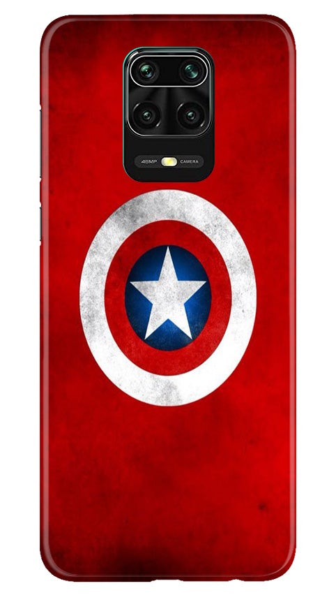 Captain America Case for Redmi Note 10 Lite (Design No. 249)
