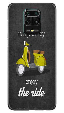Life is a Journey Mobile Back Case for Redmi Note 10 Lite (Design - 261)