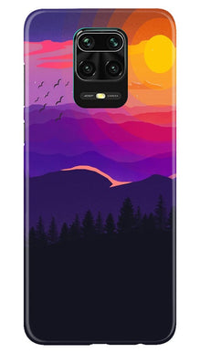 Sun Set Mobile Back Case for Redmi Note 10 Lite (Design - 279)