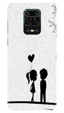 Cute Kid Couple Mobile Back Case for Redmi Note 10 Lite (Design - 283)
