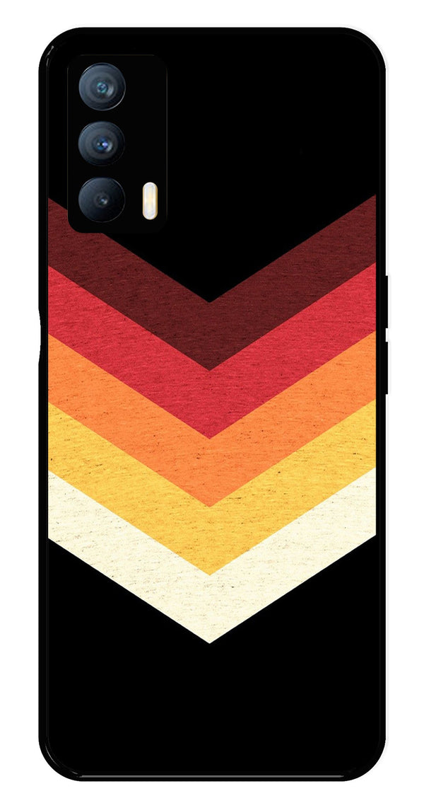 MultiColor Arrow Metal Mobile Case for Realme X7   (Design No -04)