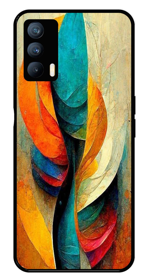 Modern Art Metal Mobile Case for Realme X7   (Design No -11)