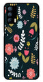 Floral Pattern2 Metal Mobile Case for Realme X7   (Design No -12)