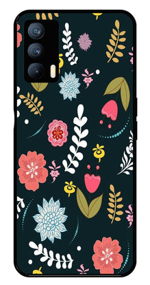 Floral Pattern2 Metal Mobile Case for Realme X7
