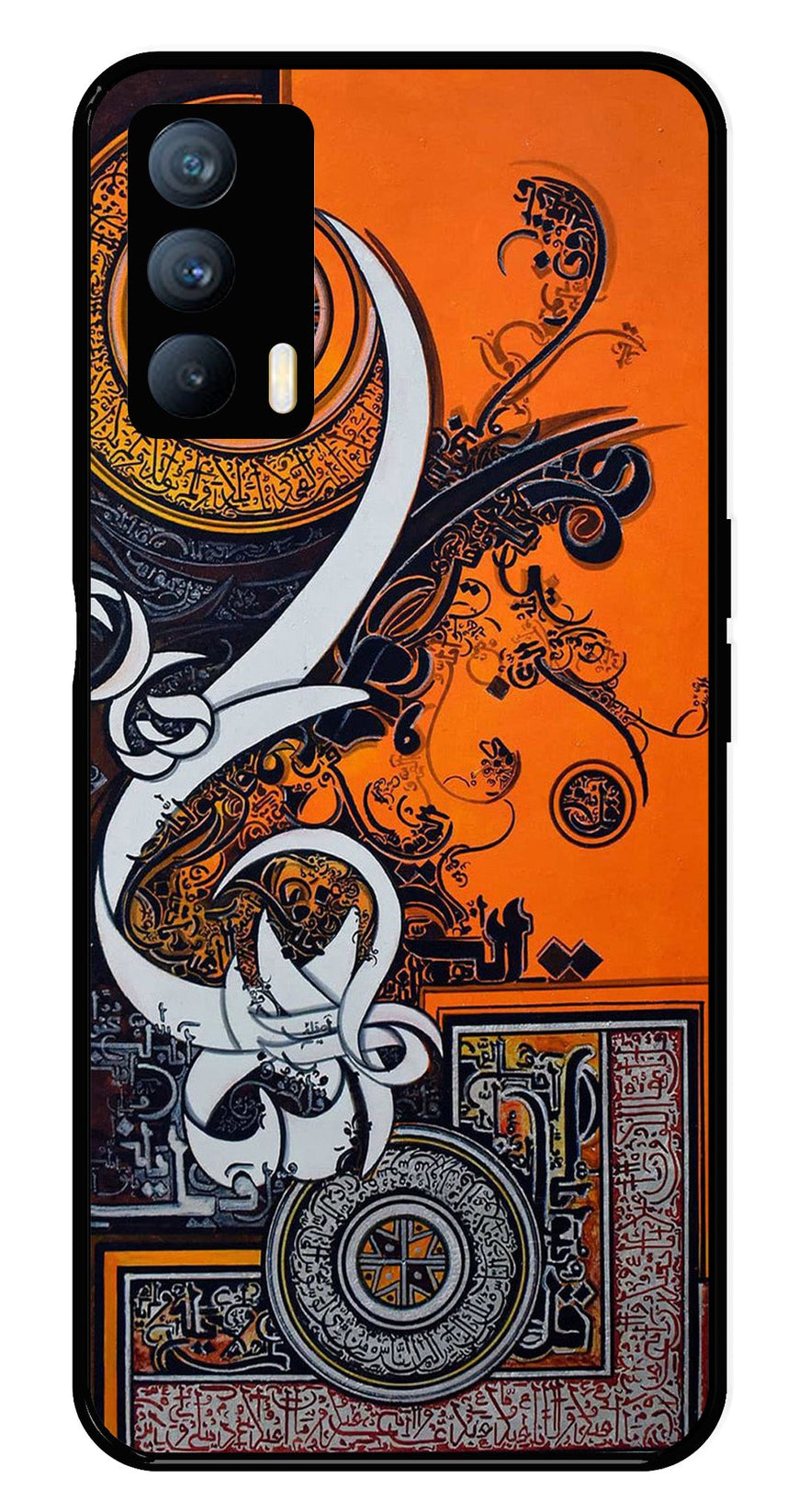 Qalander Art Metal Mobile Case for Realme X7   (Design No -16)