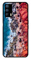 Sea Shore Metal Mobile Case for Realme X7   (Design No -18)